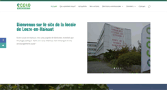 Desktop Screenshot of leuze-en-hainaut.ecolo.be