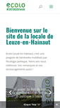 Mobile Screenshot of leuze-en-hainaut.ecolo.be