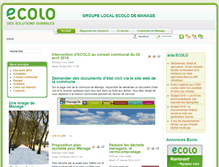 Tablet Screenshot of manage.ecolo.be