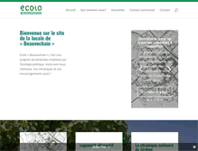 Tablet Screenshot of beauvechain.ecolo.be