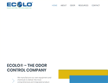 Tablet Screenshot of ecolo.com