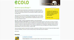 Desktop Screenshot of lagrange.ecolo.be