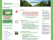 Tablet Screenshot of braine-l-alleud.ecolo.be